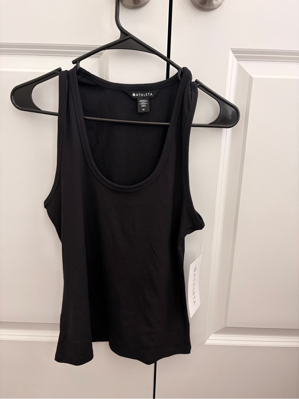 Athleta Black Scoop Neck Tank